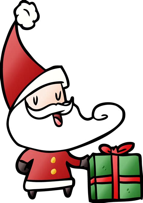 cartoon santa claus 12398274 Vector Art at Vecteezy