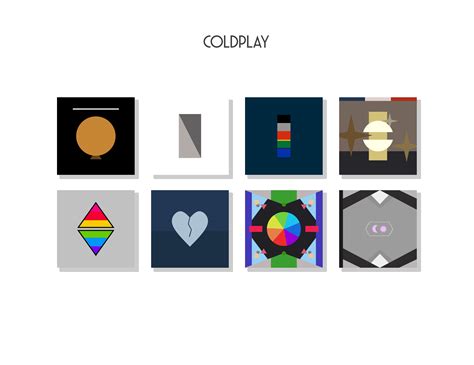 Minimalist Coldplay album covers... now with "Everyday Life" : r/Coldplay