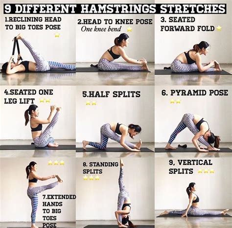 9 Different Hamstrings Stretches in 2020 | Flexibility workout, Hamstring muscles, Hamstring stretch