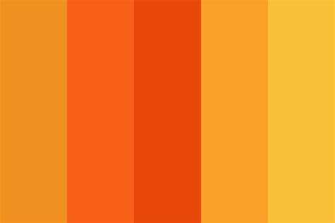 Orange yellow Color Palette