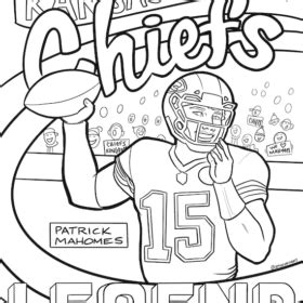 Kansas City Chiefs Coloring Pages Printable for Free Download