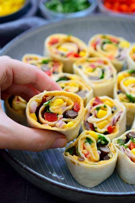 Vegan Mexican Tortilla Roll Ups - The Stingy Vegan