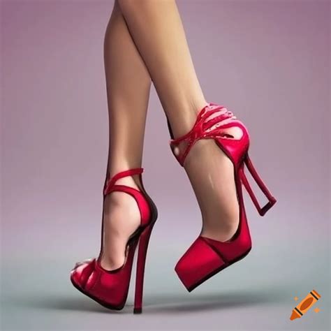 Stylish high heel shoe