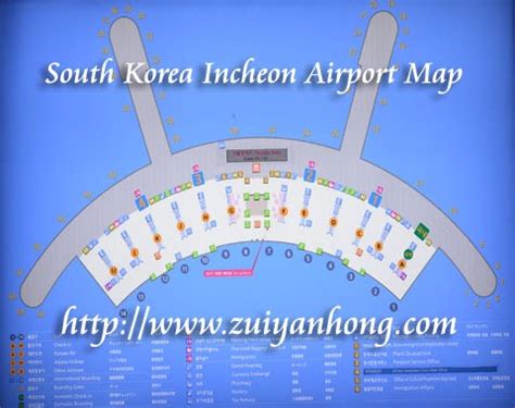 Sweet Memories Of ZuiYanHong: South Korea Incheon Airport Map And Information