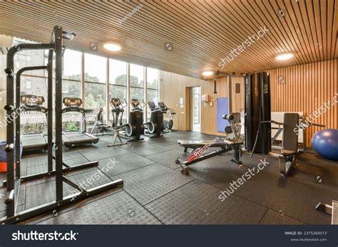 Inside Home Gym Weights Equipment Exercise Stock Photo 2375269573 | Shutterstock