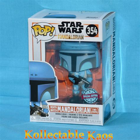 Star Wars: The Mandalorian - Death Watch Mandalorian Two Stripes Pop! Vinyl Figure (RS) #354 ...