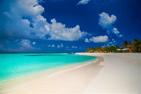 Shoal Bay, Anguilla with boat by Gbracco - VIEWBUG.com