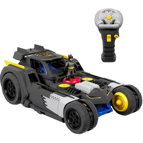 Fisher-Price Imaginext DC Super Friends Batman and Transforming Batmobile RC Vehicle | Batmobile ...