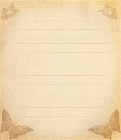 Vintage Love Letter Paper