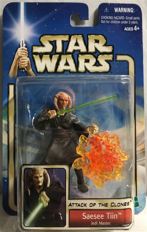 STAR WARS - HASBRO - AOTC - SAESEE TIIN - "JEDI MASTER" - with ...