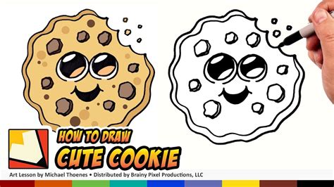 Cute Cookie Cartoon