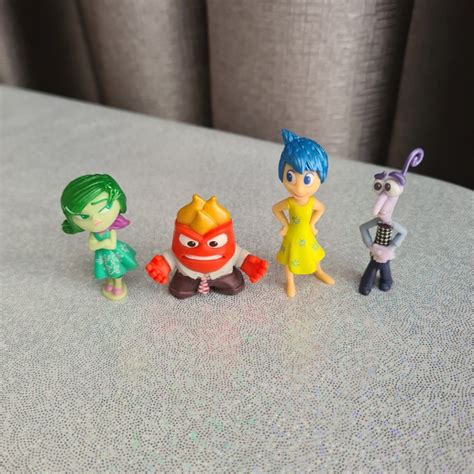 Inside Out Figurines Toy Happy birthday Cake Topper, Hobbies & Toys, Toys & Games on Carousell