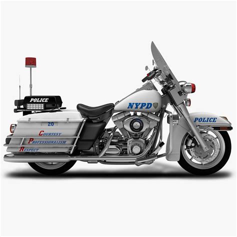 3ds max nypd motorcycle