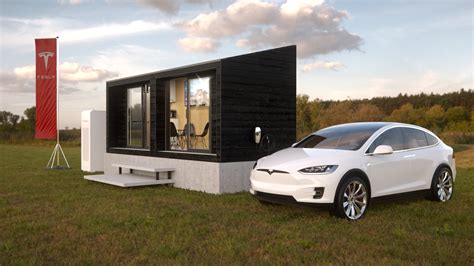 TESLA TINY HOUSE CONCEPT RENDERS | Infusion Studios