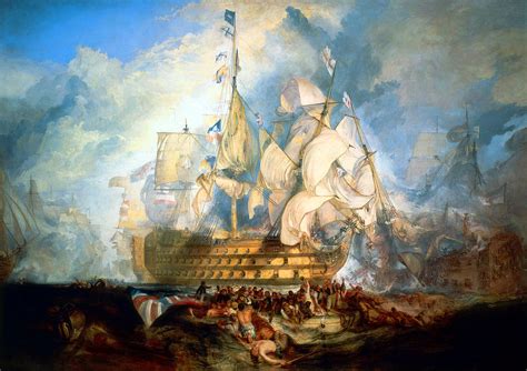 The Battle of Trafalgar Painting by Long Shot - Fine Art America