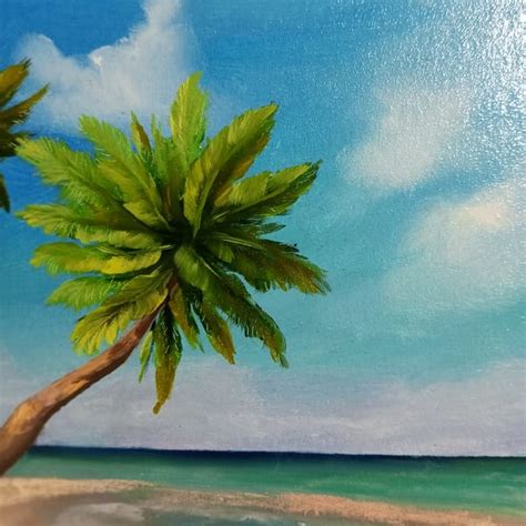 Hawaiian Beach Original Painting Tropical Landscape Painting - Inspire ...