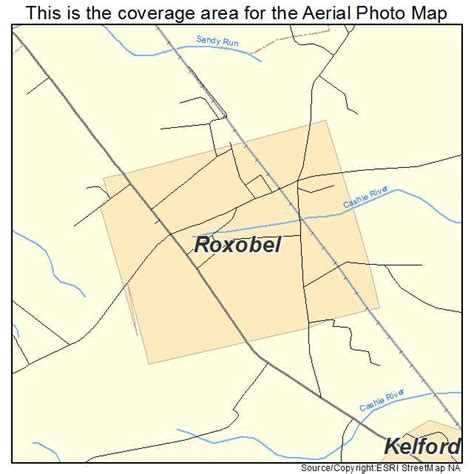 Aerial Photography Map of Roxobel, NC North Carolina