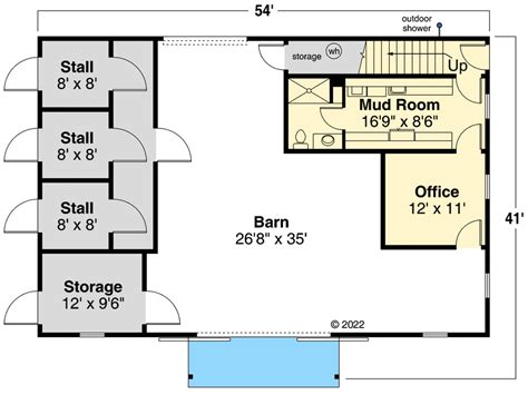 Dual-Story 2-Bedroom Barn Style Garage Apartment with Office and 3 ...