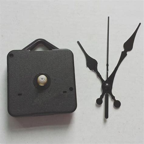 2017 Diy Quartz Clock Movement Kit Black Clock Accessories Spindle ...