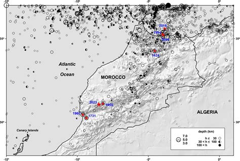 Seismicity Map