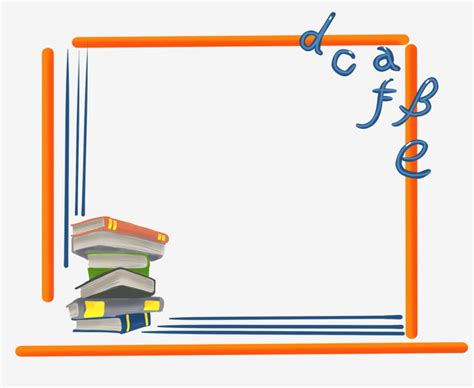 Learning Border PNG Image, Learning Book Border, Book Clipart, Learning Books, Borders PNG Image ...