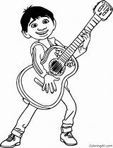Printable Disney Coco Coloring Pages sketch template