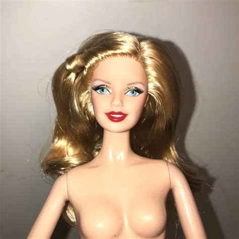 BARBIE MODEL MUSE Doll EUC Blonde Hair Red Lips Nails Mattel $22.88 - PicClick