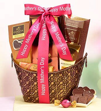 This gift basket is perfect for the Mom who loves chocolate! | Chocolate gifts basket, Happy ...