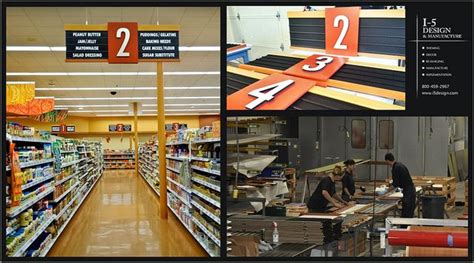 Supermarket Design | Aisle Markers | Aisle Signs | Grocery Store Design | Grocery Décor Design ...