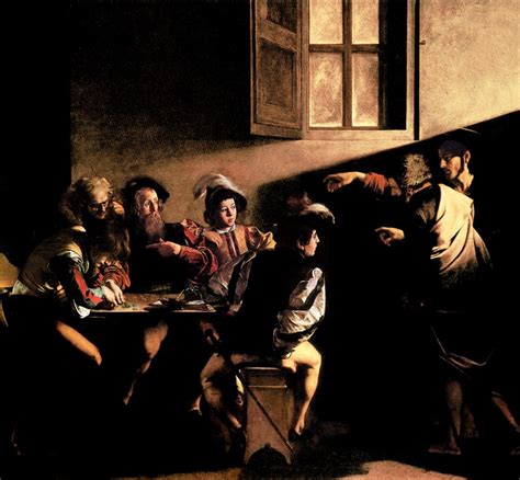 The Calling of Saint Matthew by Caravaggio | Chronicles of Times