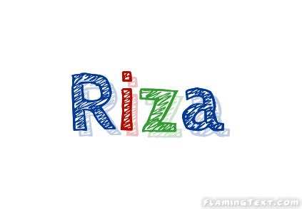 Riza Logo | Free Name Design Tool from Flaming Text