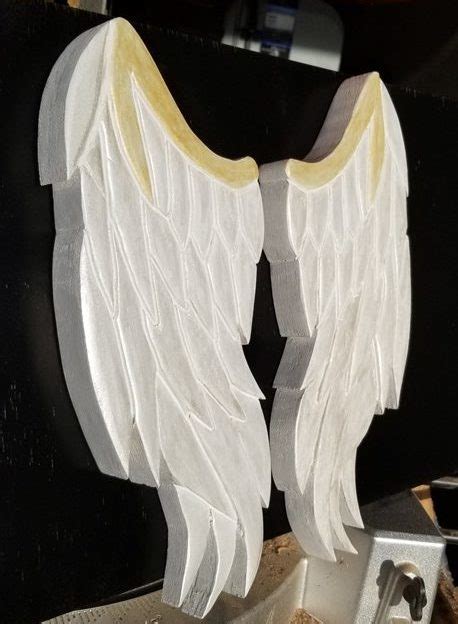 Hand carved angel wings – Arizona Custom Wood Designs