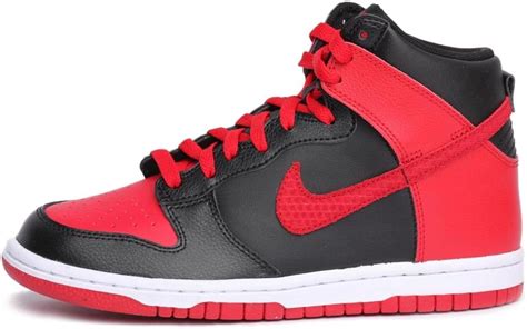 Amazon.com: NIKE Dunk High (GS) Boys Basketball Shoes 308319-029 Black ...