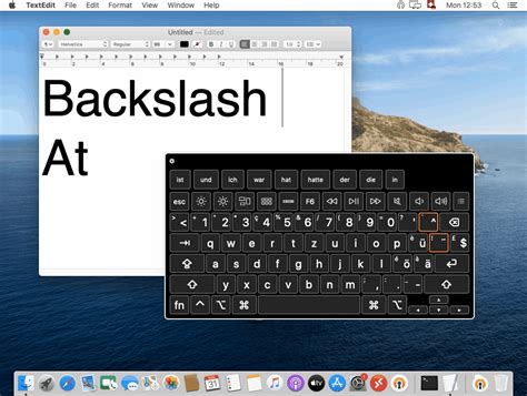 Backslash on Mac keyboard - UNBLOG Tutorials