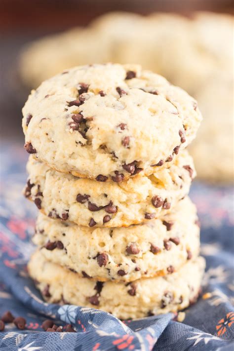 Chocolate Chip Biscuits recipe - The Gold Lining Girl