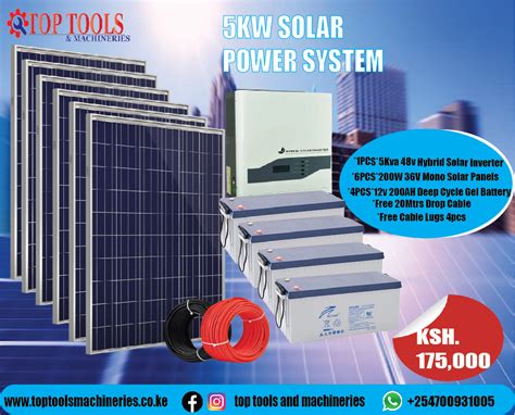 5kw Solar Power System - toptoolsmachineries