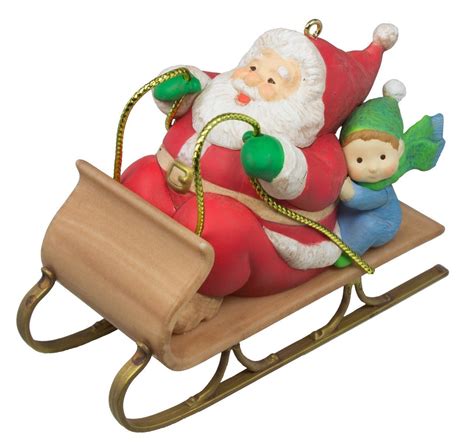 Hallmark 2016 Sledding Santa Christmas Ornament - Walmart.com - Walmart.com