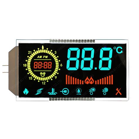 Customized High Contrast VA LCD Display Color Segment Digital LCD Panel