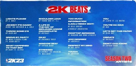 NBA 2K23 Soundtrack adds new J. Cole playlist to 2K Beats