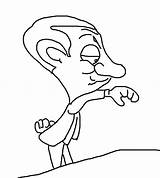 Mr Bean Printable coloring Pages For Kids14 sketch template