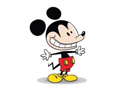 Mickey Mouse fanart by Octav Ungureanu on Dribbble