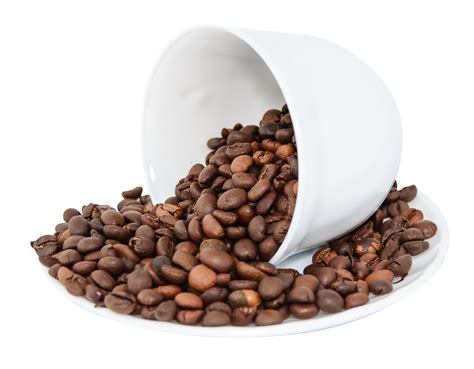 Coffee beans PNG transparent image download, size: 1950x1520px