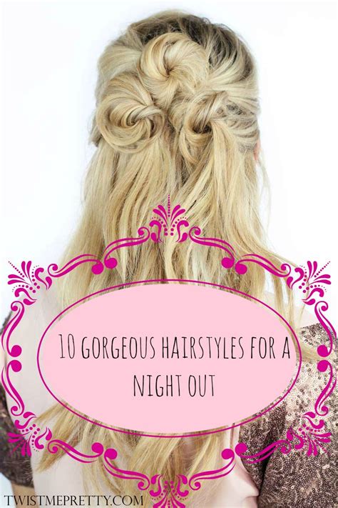 This collection of night-out hair tutorials has it all - updos, half ups, blowouts and more ...