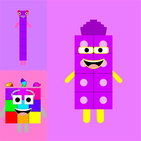 Fanmade numberblocks 7, 8 and 9!!! by December24thDA on DeviantArt