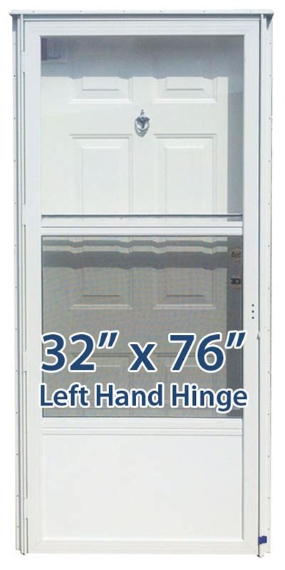 32x76 Steel Solid Door with Peephole LH for Mobile Home Manufactured ...