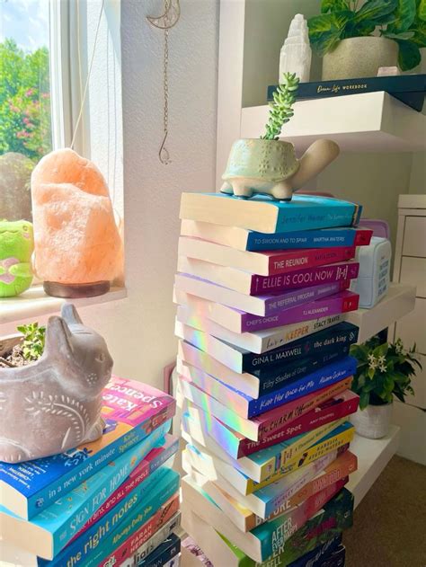 book stacks aesthetic | bedroom aesthetic | books and plants in 2024 ...