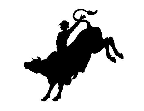 Rodeo Silhouette - Cliparts.co