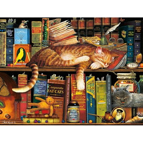 Buffalo Games Wysocki Cats: Cat Tales 750 Piece Jigsaw Puzzle - Walmart ...