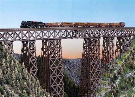 N scale trestle bridge - Bob's - Model railroad layouts plansModel railroad layouts plans