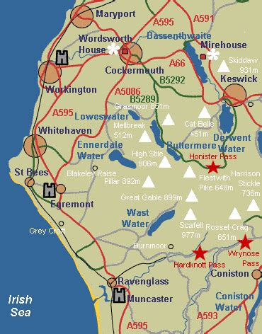 Whitehaven. Maps of Cumbria and the Lake District. The essential tourist information guide.